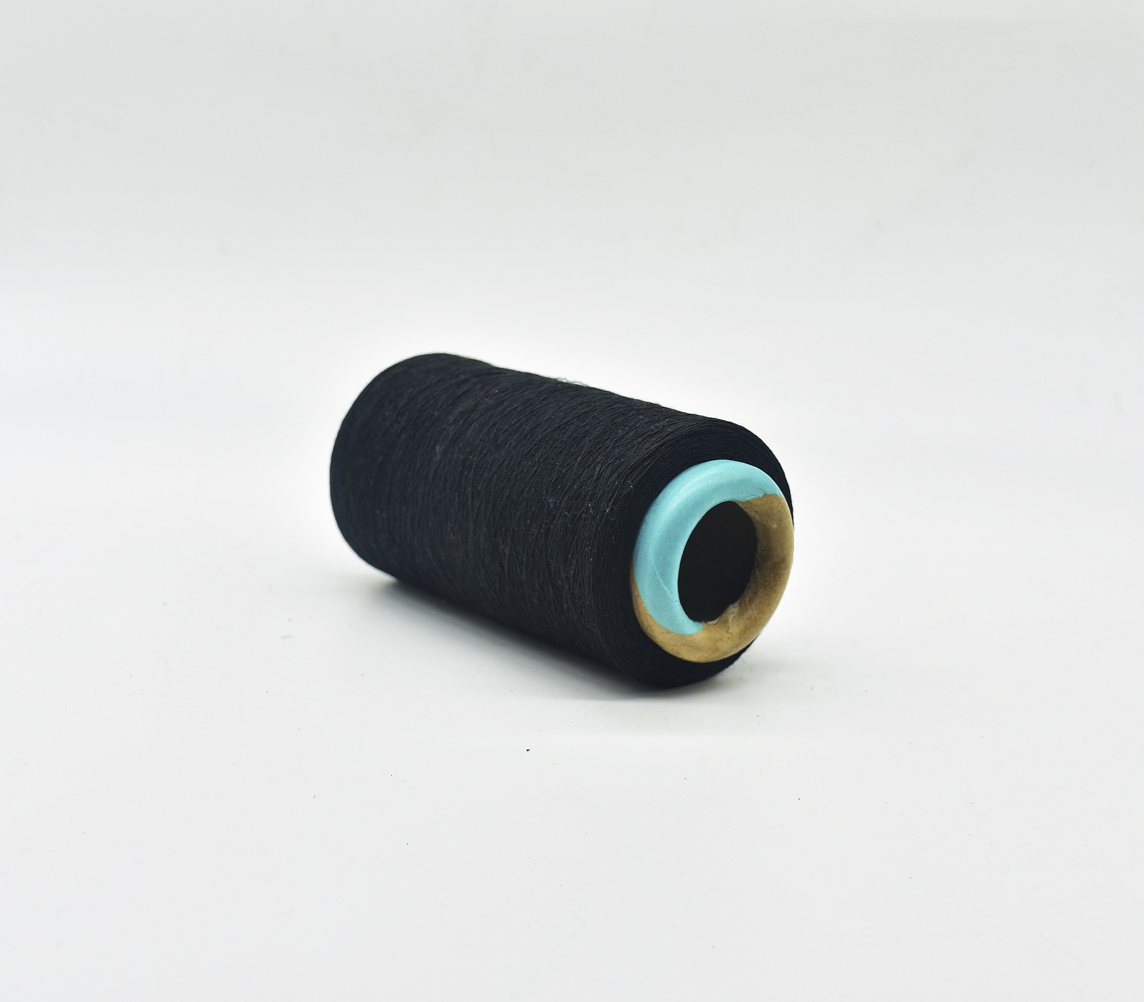 NE 20S Black recycled cotton yarn for circular knitting 