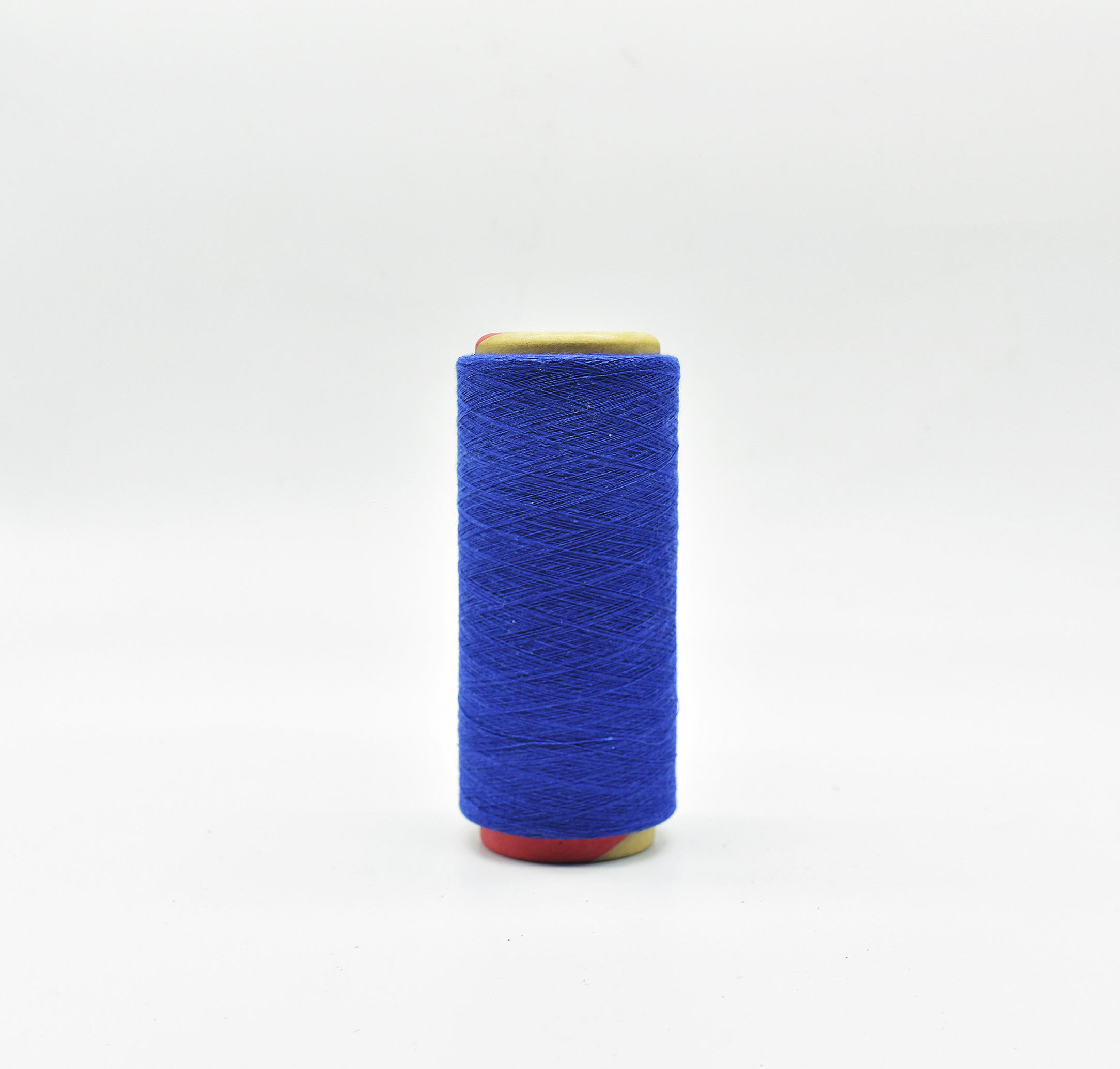 NE 16s roayl blue recycled cotton polyester yarn for knitting socks 